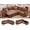 Russet Brown, variant on JULY'S SONG Pull Out Sectional Sleeper Sofa Bed with Storage, 98.6" Oversized L Shaped Modular Sectional Couch with Removable Cover, 5 Seat Extra Large Sectionals for Living Room, Beige