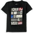thumbnail image 1 of Camiseta gráfica Quiksilver Stonesteps para niños negro 6, 1 of 1