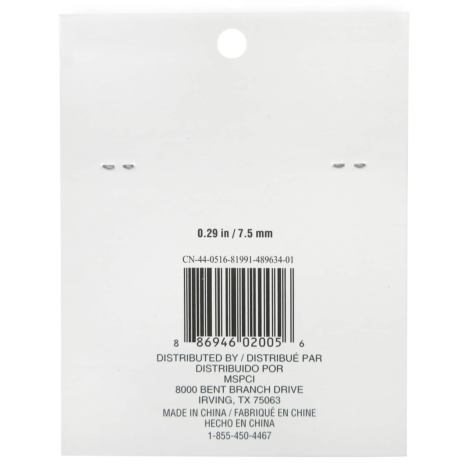 12 Packs: 340 ct. (4,080 total) White Circular Alphabet Beads by Creatology - 7.5mm