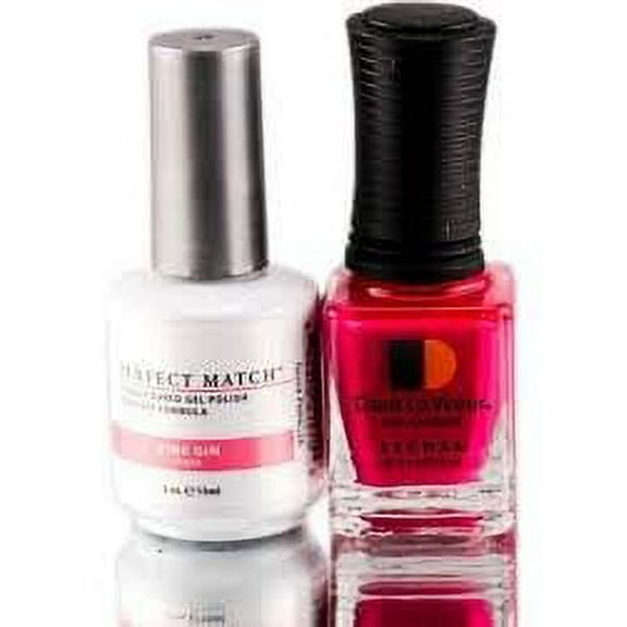 LECHAT Perfect Match Pair of Soak off Gel   Matching Nail Polish - PMS26 Pink Gin