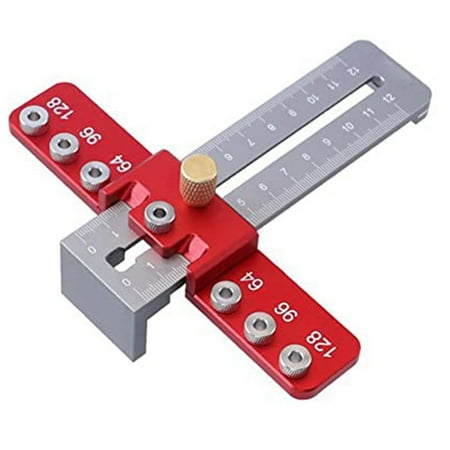 Cabinet Hardware Jig Tool Adjustable Drill Template Guide Tool Punch Locator Drillk6728
