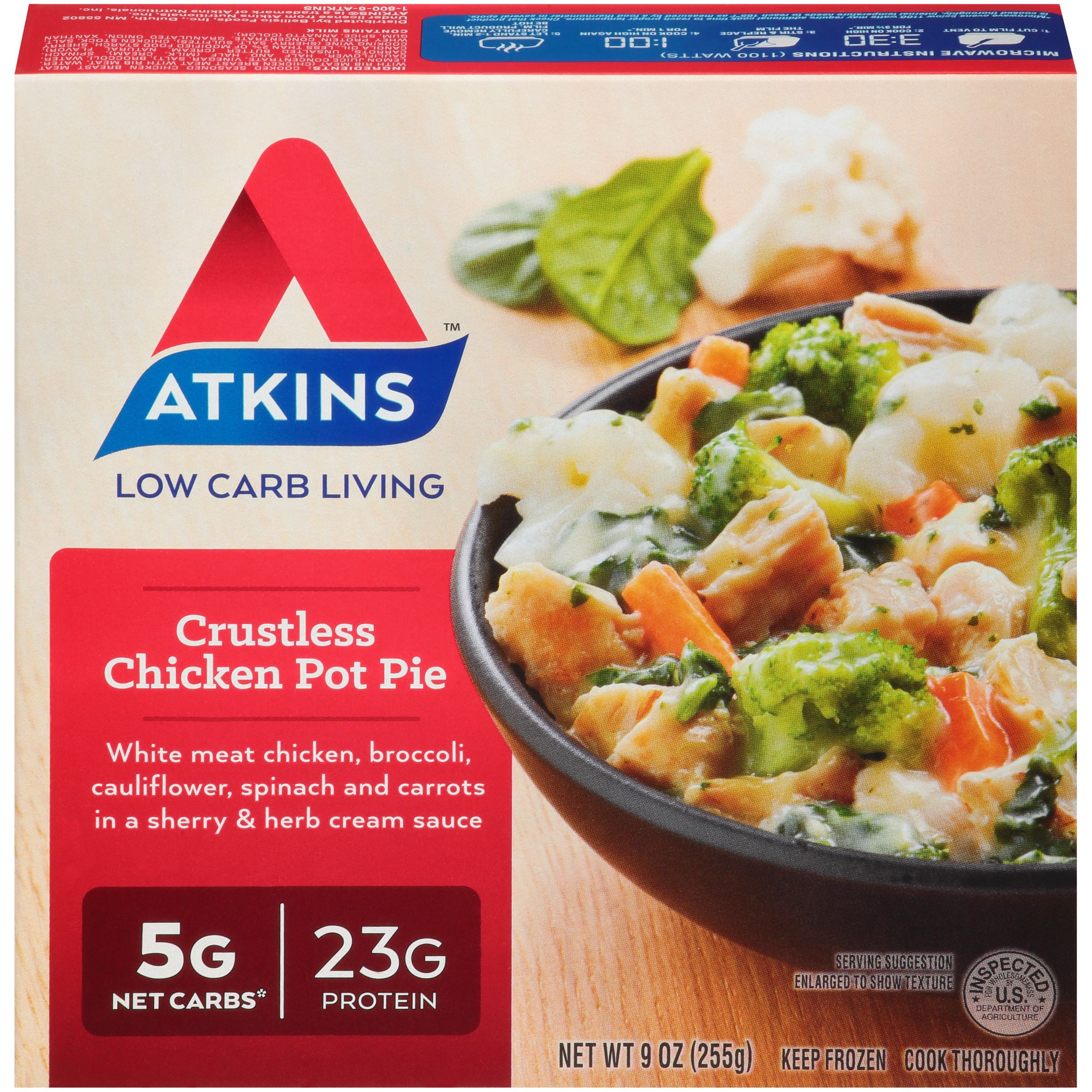 Atkins Crustless Chicken Pot Pie 9 oz. Box