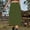 Army Green, variant on AOOCHASLIY Ladies Dress Clothes Women Spring/Summer Denim Work Dress Pocket Skirt Casual Mid-length Skirt