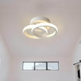 thumbnail image 2 of pitrice LED Ceiling Light Lighting Wireless Simple Ceiling Fixture Bathroom Light Fixtures Flush Mount Simple for Entrance Aisle warm 24脳16脳12.5cm, 2 of 8