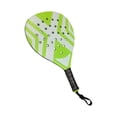 thumbnail image 3 of Almencla Raquette de Padel Antidérapante Sports de Plein Air avec Sac de Rangement Raquette de Tennis Compacte Vert Blanc, 3 of 8