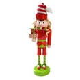thumbnail image 2 of AMLESO Christmas Nutcracker Figurine Christmas Decoration Decorative Cartoon Nutcracker Gift, 2 of 8