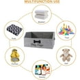 thumbnail image 6 of Brabtod Large Dog Toy Basket,Collapsible Dog Toy Bin, Trapezoid Dog Toy Box for Organizing Chew Toys, Blankets, Leashes, Treats - Dog Storage Organizer, Can be Personalized, 6 of 8
