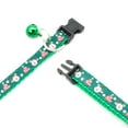 thumbnail image 2 of Christmas tree printed pet bell necklace: adjustable 7.5-12.6 inches, neck hanging chain, small dog and cat holiday decoration, 2 of 5