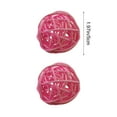 thumbnail image 2 of Decorative Wicker Vase Fillers, Pet toy Balls, Rattan Woven Pendants, Colorful Natural Material for Wedding, Party, Home Decor, Christmas, Bridal Shower, Outdoor Use, 2 of 7