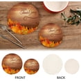 thumbnail image 4 of SKYSONIC Pumpkin Maple Fall Pot Holders Trivets, 2 Pcs Heat Resistant Trivets,Happy Thanksgiving Cotton Thread Weave Mats for Hot Pads Pans Pot Bowl Teapot for Kitchen Decor, 4 of 7