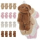 thumbnail image 4 of 20pcs mini osos peluche juguetes peluche ositos rellenos con llavero accesorios de bricolaje, 4 of 6