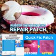 thumbnail image 2 of Inflatable Repair Patch Transparent Waterproof Self-Adhesive Pool Patch Air Bed, 2 of 8