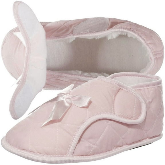Womens Edema Bootie Slipper for Swollen Feet