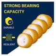 thumbnail image 5 of Engineering 86144 5"" PVC Ribbed Wobble Kit 4-Pk, Yellow, Standard, 5 of 7