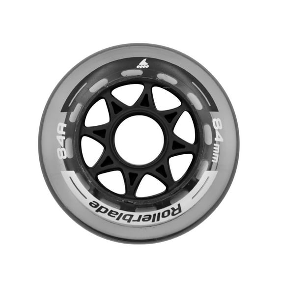 ROLLERBLADE 8-Pack 84mm/84A XT Clear EA Inline Skate Wheels (06953100080)