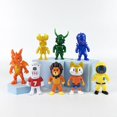 thumbnail image 1 of Figura de juego Stumbling Guy, modelo periférico de dibujos animados, muñeca Gashapon, adornos para hornear pasteles, 1 of 5