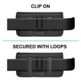 thumbnail image 4 of Phone Belt Pouch, Nylon Belt Clip Phone Case With Belt  For Outdoor, 4 of 8