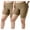 AA-Khaki, variant on QATAINLAV Lightening Sales! Biker Shorts for Women 2 Pack Plus Size Tummy Control Yoga Shorts Casual Summer Elastic Waist Athletic Running Short Leggings Black L