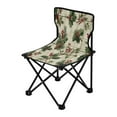 thumbnail image 2 of 600D Oxford Camping Chair Portable Foldable Chair Supports 220 lbs for Picnic, Fishing, Backpacking Pine Boughs and Holly Pattern, 2 of 8