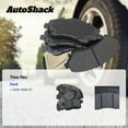 thumbnail image 3 of AutoShack Front & Rear Ceramic Brake Pad Set for Ford, GT 2005-2006, RWD V8 5.4L, 3 of 5