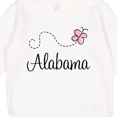 thumbnail image 3 of Inktastic Butterfly Alabama Toddler Sweatshirt, 3 of 4