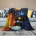 thumbnail image 2 of ONETECH Galaxy Blanket Planet Nebula Throwing Blanket Universe Small Outer Space Comfortable Living Room, Sofa Bed, Comfortable and Beautiful Abstract Art Printing Design Gift, 2 of 6