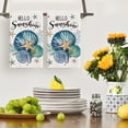 thumbnail image 6 of Sm:)e Hello Sunshine Shell Summer Kitchen Dish Towels 18x26 Inch Set of 2, 6 of 7