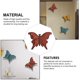 thumbnail image 3 of Arte de pared de mariposa de metal, decoración de pared de mariposa rústica de hierro 3d, escultura de pared inspirada, decoración colgante de mariposa para el patio del jardín del hogar. Afortunado Sencillez, 3 of 5