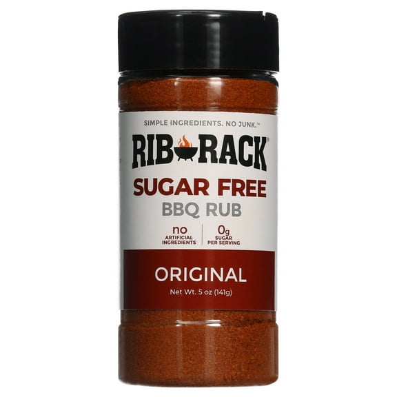 Rib Rack Original Sugar Free BBQ Rub, 5 oz
