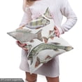 thumbnail image 4 of Fishes Fabric by the Yard, Watercolor Common Carp Perch and Bass Freshwater Animals Themed Seafood Drawing, Decorative Upholstery Fabric for Sofas and Home Accents, 5 Yards, Multicolor by Ambesonne, 4 of 4