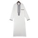 thumbnail image 4 of Ceisia Men's Oversize Hooded Embroidered Muslim Robe With Zip Placket Gift, 4 of 7