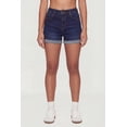 thumbnail image 3 of Women's WAX Fixed Cuff Stretch Denim Shorts, 3 of 4