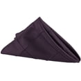 thumbnail image 1 of 10 Pieces, Pintuck Napkin 20"x20" square Edge: Overlock serge - Plum, 1 of 1