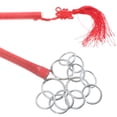 thumbnail image 2 of HONMEET Yoga Drum Hand Drum With Assorted Color Wood For Dance Props 1 Set Traditional Events, 2 of 7