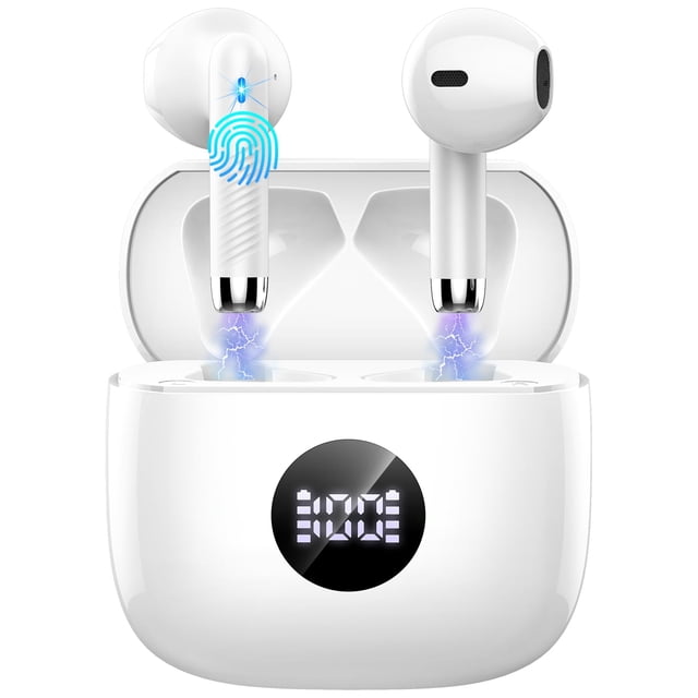 Auriculares inalámbricos Bluetooth 5.4 Jxrev 40H Playback IP7