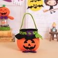 thumbnail image 4 of Halloween Handbag Large Capacity Tear-resistant Reusable Super Soft Washable Gift Packing Flannel Halloween Party Witch Pumpkin Black Cat Ghost Candy Pouch Party Supplies, 4 of 5