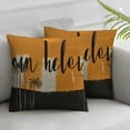 thumbnail image 3 of nygtbtfer Hello Sunshine Pillow Cover Summer Orange Lumbar Cushion Cover Farmhouse Decorations Pillowcases for Sofa Couch Patio White, 3 of 7