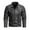 Black, variant on AnuYalue Men's Faux LeatherJacket Vintage Mock Neck Motorcycle Jackets Full Zip Distressed Outerwear Fall Winter Long Sleeve Outwear