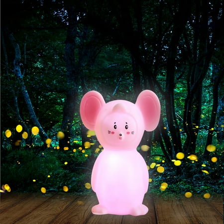 

LED Glowing Mouse Night Light Cute Light Home Decoration Bedroom