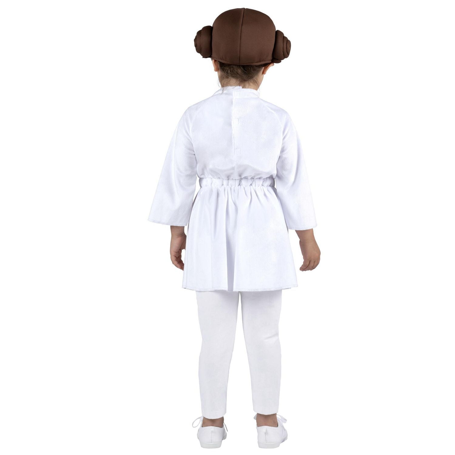 STAR WARS Princess Leia Toddler Costume - Fabric Dress and Belt with Fabric Headpiece