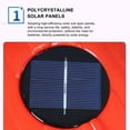 thumbnail image 4 of Solar-Powered For Head Sunscreen Fan Sun Hat Stability With Hat Labor Protection Polycrystalline Solar For Comfort Helmet Sunscreen Sun red, 4 of 8