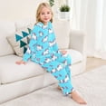 thumbnail image 3 of Unicorn Cozy Soft Long Sleeves Top and Pants 2 Piece Cool Pjs Pajamas Set Sleepwear Size 3-11Y, 3 of 6