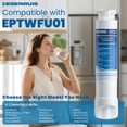 thumbnail image 3 of Filtro de agua de repuesto compatible con Frigidaire EPTWFU01, EWF02, Pure Source Ultra II, paquete de 3, 3 of 9