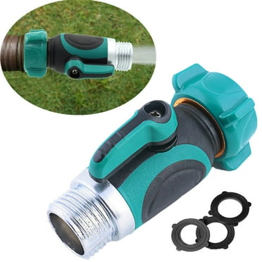 Garden Hose Shut Off Valve?uvce Flow Control Valve Fits ?? Hoses Lead FreeFamily Safe Adapter1-Way Restricted-Flow Water Shut-Off