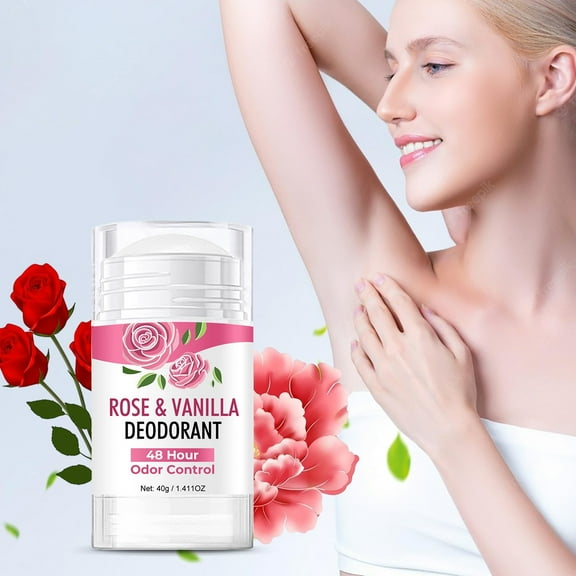 SDJMa Rose & Vanilla Deodorant Stick – Long-Lasting Freshness, Moisturizing Underarm Care with Natural Fragrance