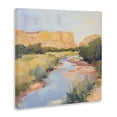 thumbnail image 2 of Stupell Industries Transitional Painted Plateau River Reflection Canvas Art, 17 x 17, by Petals Prints Design, 2 of 8