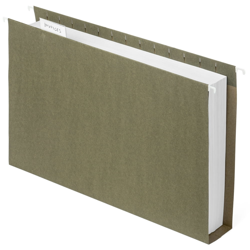 Blue Summit Supplies Extra Capacity Hanging File Folders, Heavy Duty, 2