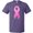 Purple, variant on Inktastic Breast Cancer Pink Awareness Ribbon T-Shirt