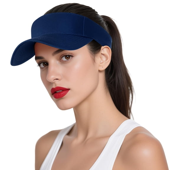 Minzimin Sport Sun Visor Hats for Women Men, Adjustable Cotton Ball Caps Sun Caps for Golf, Running, and Outdoor Activities