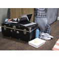 thumbnail image 5 of Seward Trunk College Dorm And Camp Storage Footlocker, Black, 30-Inch (Swd5120-10), 5 of 5